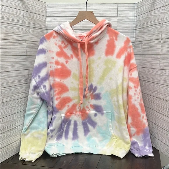 Fleece Hoodies American Eagle Sweatshirt Tie Dye American Eagle - Main Image